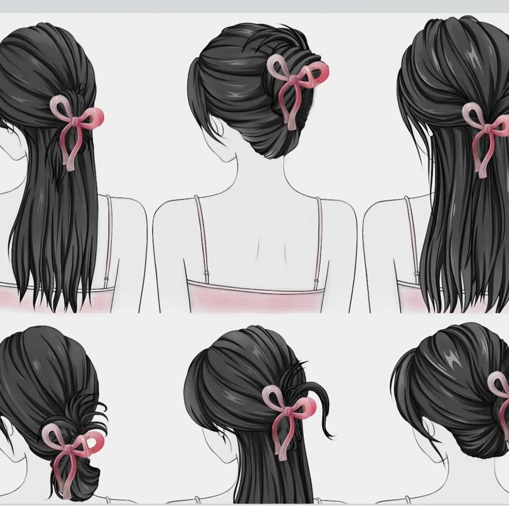 Hair Bow Clip Claw